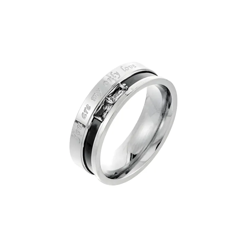 ENFANTIN Titanium Steel Rings Unisex-0
