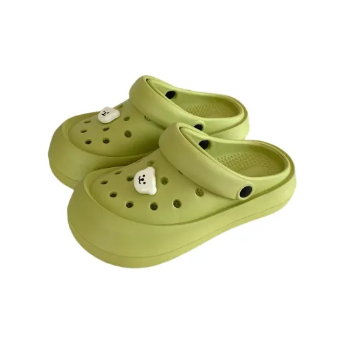 Thin Strips Sandal Slippers Women's Green