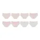 8 Pack-Flesh Pink 3+Stripes 3+White 2