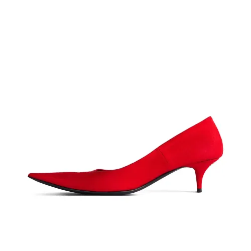 Balenciaga Avenue Slim Heel High Heels 5cm Women's Red