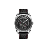 9901-Silver Case Black Dial
