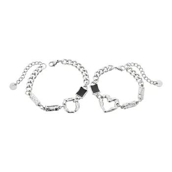 ENFANTIN Titanium Steel Glue Drip Bracelets Unisex