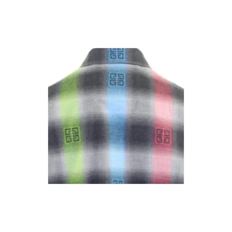 Givenchy Oversized Fit Long Sleeve Shirt Wth Chest Pockets-3