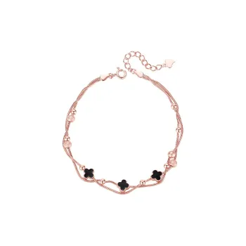 SINO GEM 925 Sterling Silver Anklets Women's