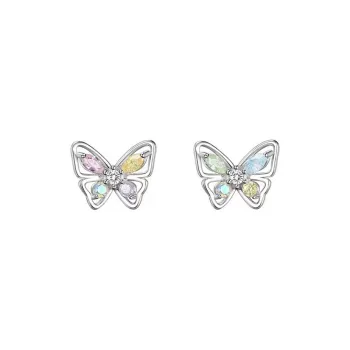 CHIEMOT S925 Silver Stud Earrings Women's