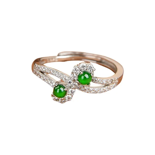 Yufujin High Ice Jade Jadeite Rings Women's-0