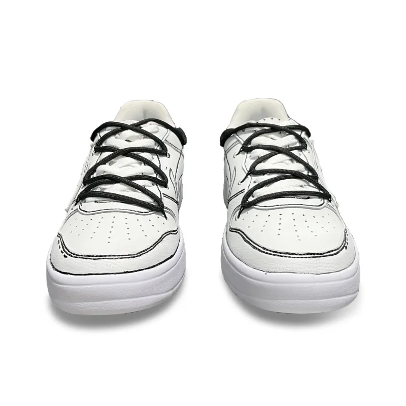 LiNing Pontoon Boats Anti Slip And Wear Resistant Breathable Low Top Skateboard Shoes Unisex White Black-4