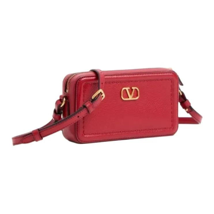 Valentino ALLTIME Cow Leather Crossbody Bag Shoulder Bag Mini Women's Red-1