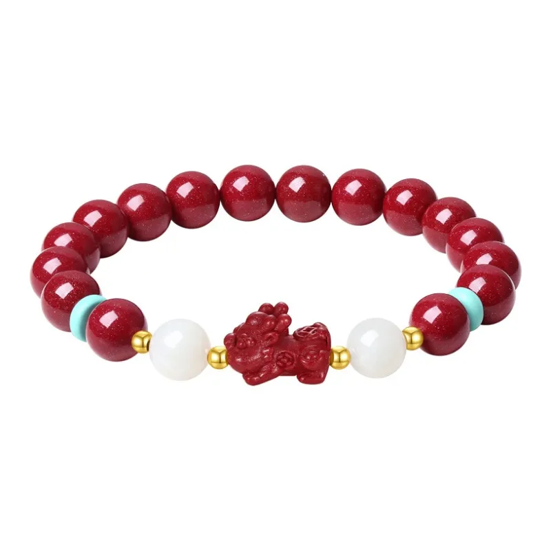 Royal Heaven's Choice Bracelets Pale Greenish White Jade Unisex-2