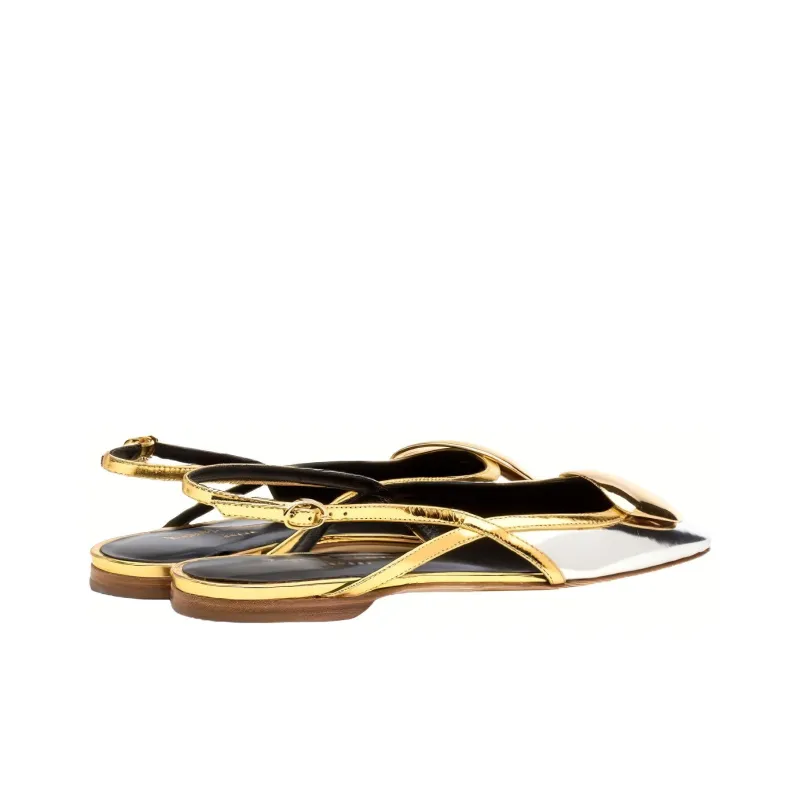 Rupert Sanderson Casual Single Shoes Women's Gold-3
