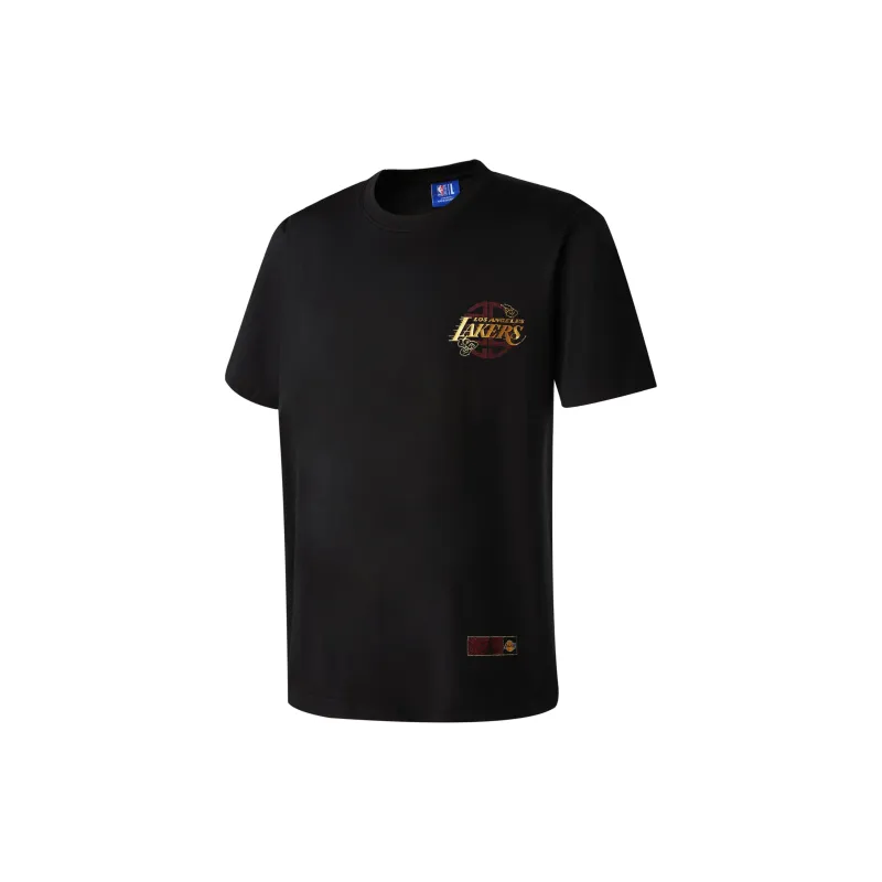 NBA Los Angeles Lakers T Shirt Unisex Black-1