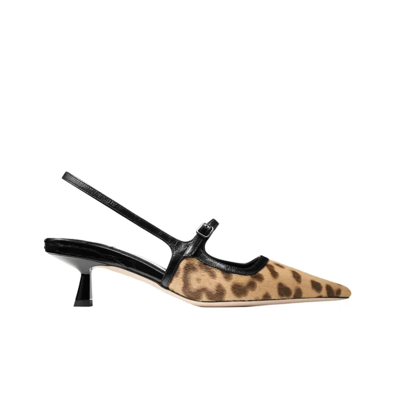 Jimmy Choo Didi Slim Heel High Heels 4.cm Women's Brown-1