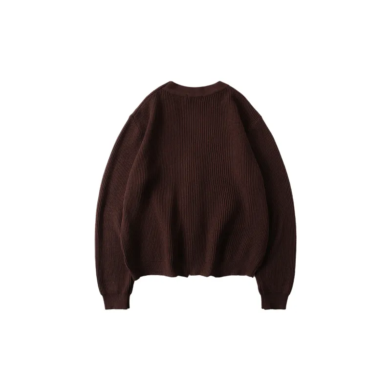 I'm David Knitwear Unisex Dark Brown-1