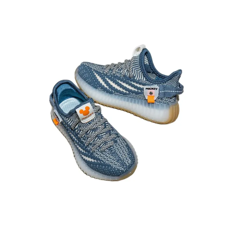 Disney Mickey Series Breathable Lightweight Cushioning Low Top Kids Lifestyle Shoes Kids'-17