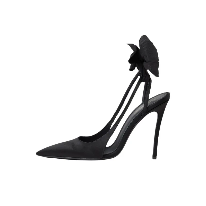 DSQUARED 2 Take A Bow Slim Heel High Heels Women's Black-0