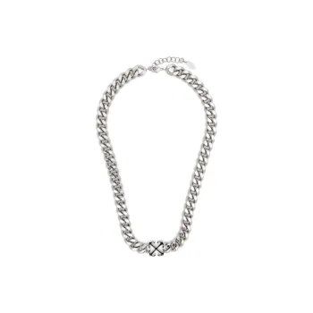 OFF WHITE Arrow Chain Linked Necklace