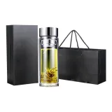 Double-Layer Thickened Glass-Steel Natural Color[Ordinary Lid][Black Gift Box+Gift Bag]