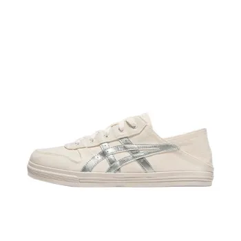 Asics Aaron Wear resistant And Lightweight Low Top Casual Shoes Unisex Beige