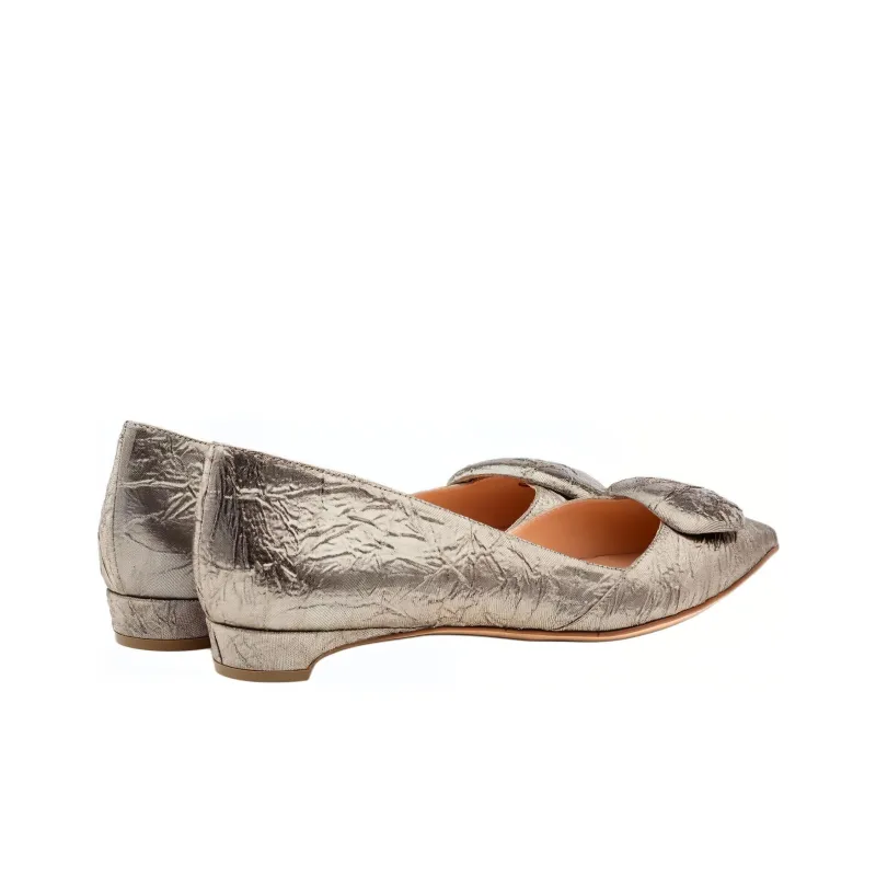 Rupert Sanderson Aga Casual Single Shoes Women's Silver-4