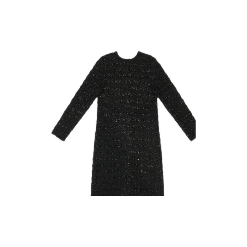 Balenciaga Long-Sleeved Dresses Women's Black-5