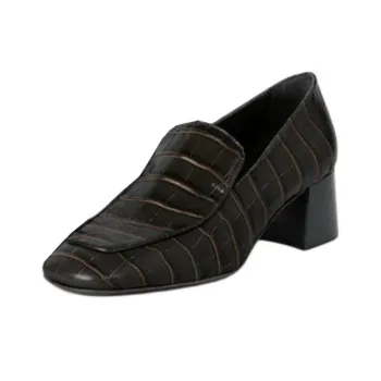 TOTEME Block Heel High Heels 5.5cm Women's Dark Brown