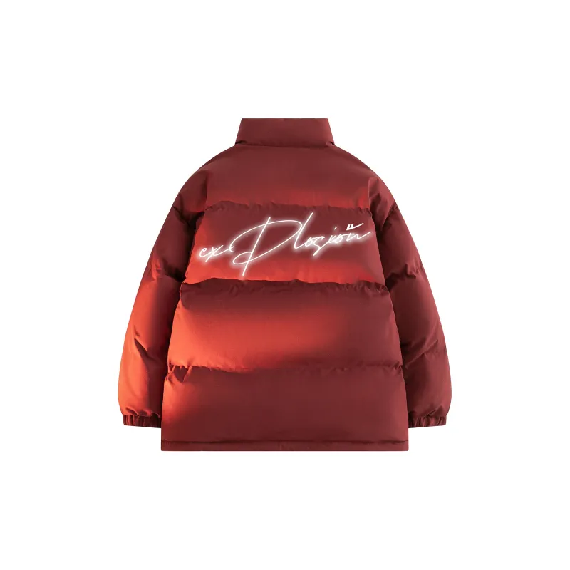 Warrior Open Ended Smile Collection Huichao Puffer Jacket Unisex-19