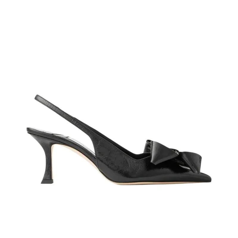 Jimmy Choo Staz Slim Heel High Heels 7cm Women's Black-1