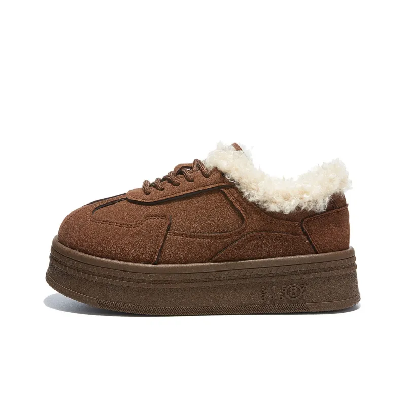 Medd Insulated Shoe Height Increasing Warmth Low-Top Casual Shoes Women's-7