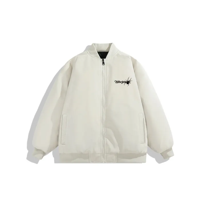 JINBEILE Jackets Coats Unisex Black-3