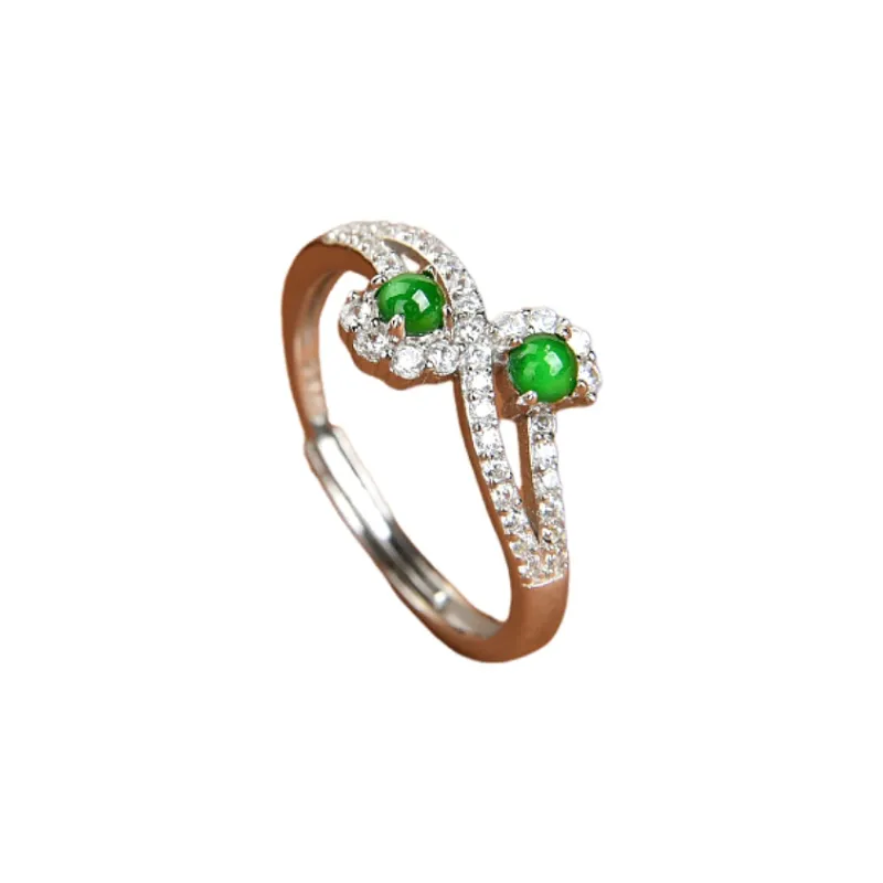 Yufujin High Ice Jade Jadeite Rings Women's-5