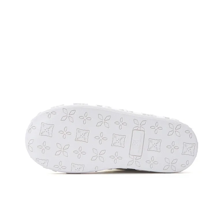 TRAPAR WAVES Low Top Canvas Shoes Women's White-2