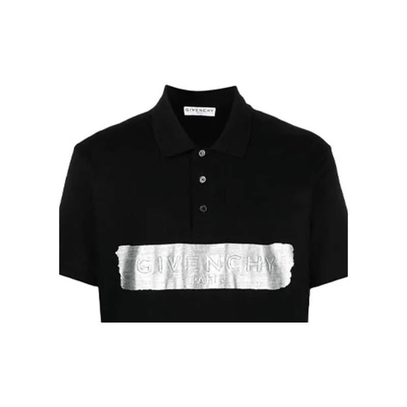 Givenchy Polo Shirts Men Black-4