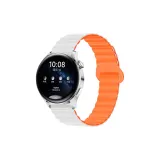 White & Orange/Two-Tone Chain Magnetic Silicone