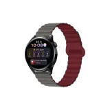 Gray & Wine Red/Two-Tone Chain Magnetic Silicone