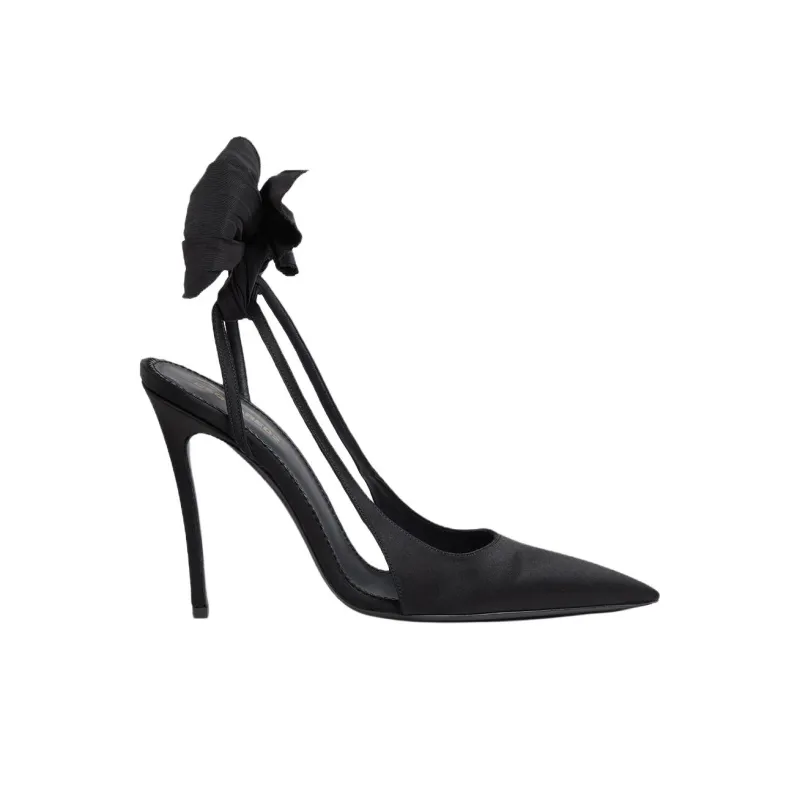 DSQUARED 2 Take A Bow Slim Heel High Heels Women's Black-1