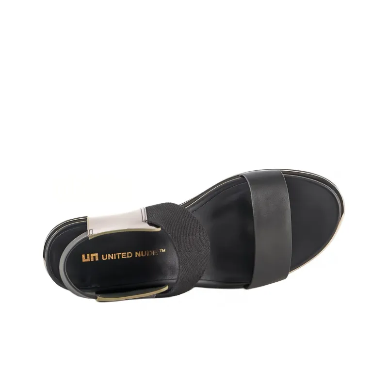 UNITED NUDE Rico Strap Sandals 6.5cm Women's Black-3