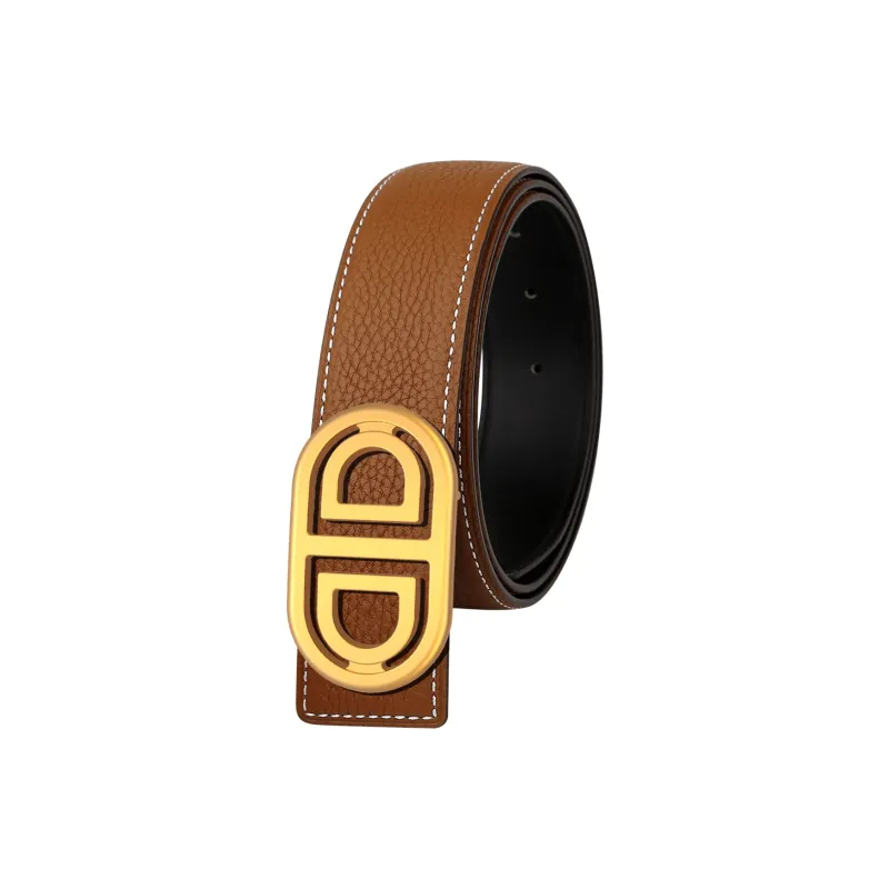 CATELLES Double Sided Top Grain Cow Leather Leather Belts Men's Width  3.2cm-21