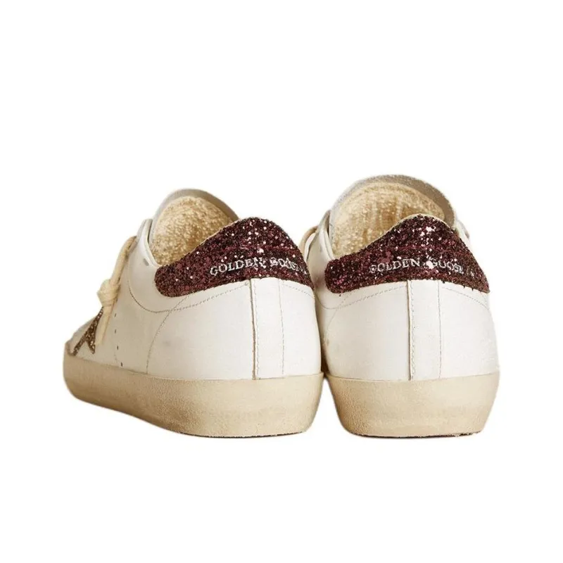 Golden Goose Super Star Low Top Skateboard Shoes Women's White-2