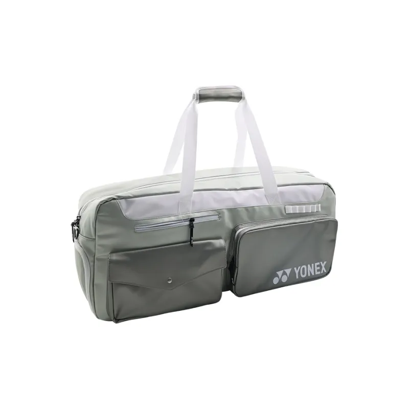 YONEX Badminton Racket Bags Holds 3 5 Paddle Sets Sporty Style Without Straps Brown/light Green Unisex-8