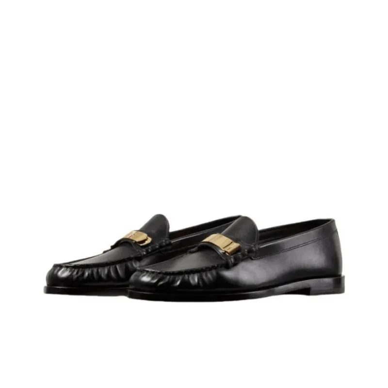 DEAR FRANCES Loafers 1.5cm Women's Black-2