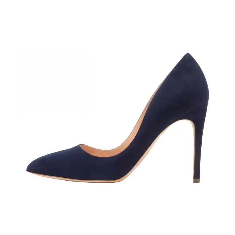 Rupert Sanderson Slim Heel High Heels 10cm Women's Marine Blue-0