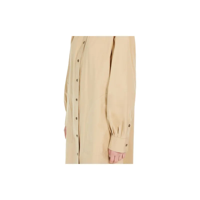 WEEKEND MaxMara Long Sleeved Dresses Women's Beige-5
