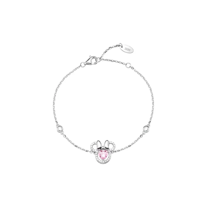 Disney Minnie Series S925 Silver Bracelets Women's-16