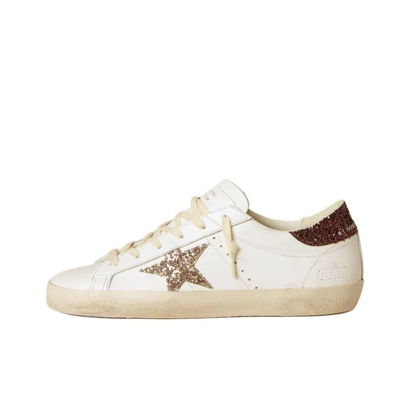Golden Goose Super Star Low Top Skateboard Shoes Women's White-0