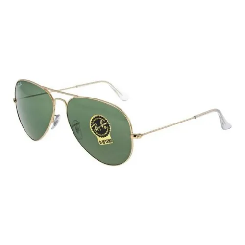 RayBan Metal Aviator Sunglasses Unisex Gold