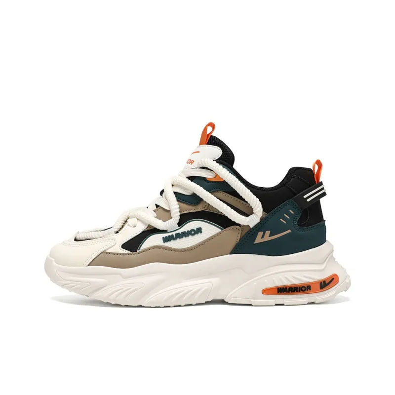 Warrior Warrior Wear Resistant Height Increasing Slip Resistant Mid Top Chunky Sneakers Men's-5