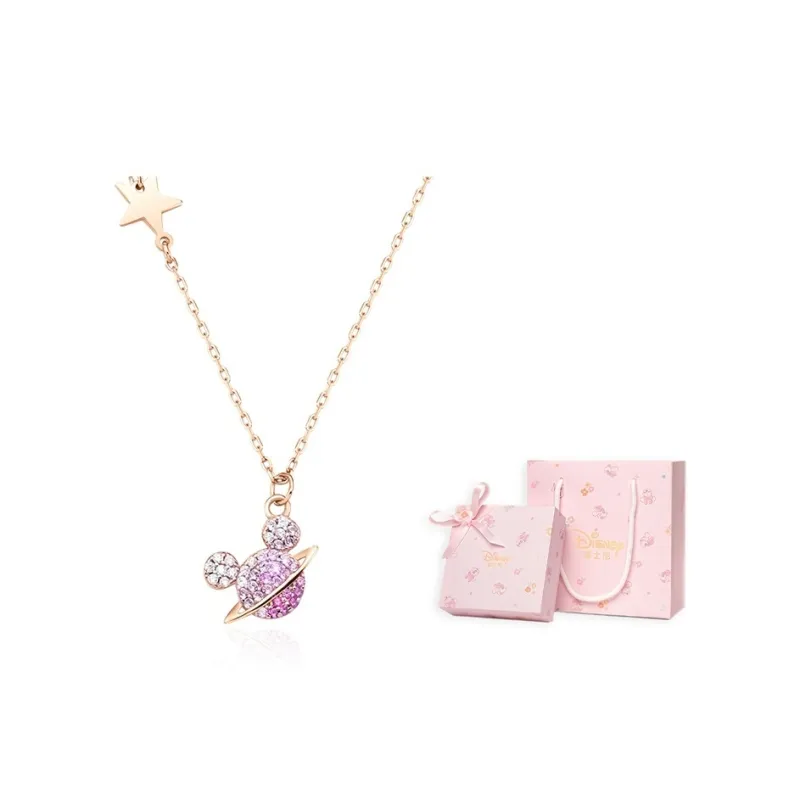 Disney Magic Colors Series S925 Silver Necklaces Women's-0