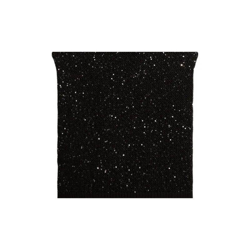 Golden Goose Sequined Mesh Knitted Tank Top-2