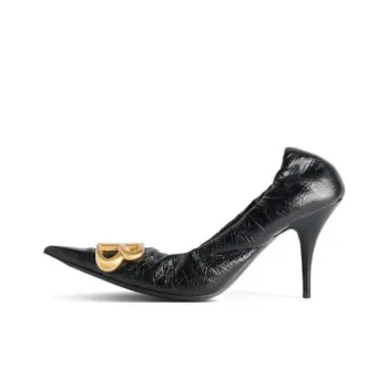 Balenciaga Monaco Bb Logo Plaque Pumps