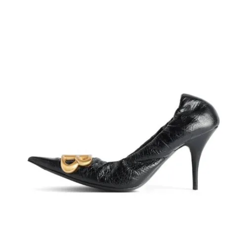 Balenciaga Monaco Bb Logo Plaque Pumps